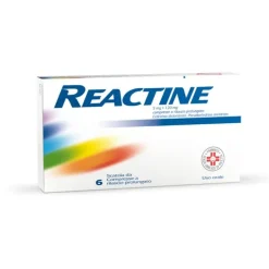 Reactine Allergia 6 Compresse Antistaminico Rinite Allergica E Rinorrea
