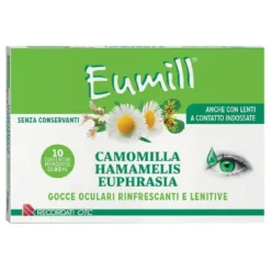 Recordati Eumill Camomilla Gocce Oculari Rinfrescanti E Lenitive 10 Flaconcini Monodose 5 Ml
