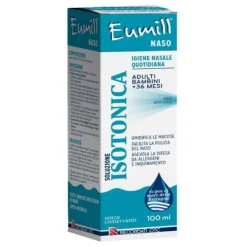 Recordati Eumill Naso Soluzione Isotonica Spray Adulti Bambini +36 Mesi 100 Ml