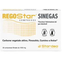 Regostar Sinegas 30 Compresse Filmate - Integratore Alimentare Gonfiore