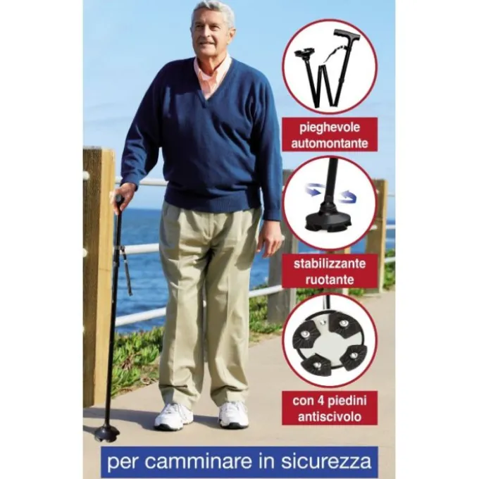 Rekordsan Bastone Stabilizzante Per Statura Bassa