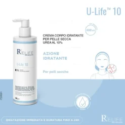 Relife U-Life 10 Crema 400Ml Idratazione Pelle Secca