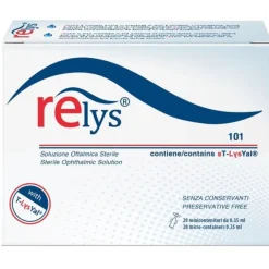 Relys Monodose Soluzione Oftalmica 20 Minicontenitori Da 0,35 Ml Senza Conservanti