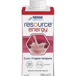 Resource Energy Fragola Lampone 200 Ml Alimenti Iperproteici