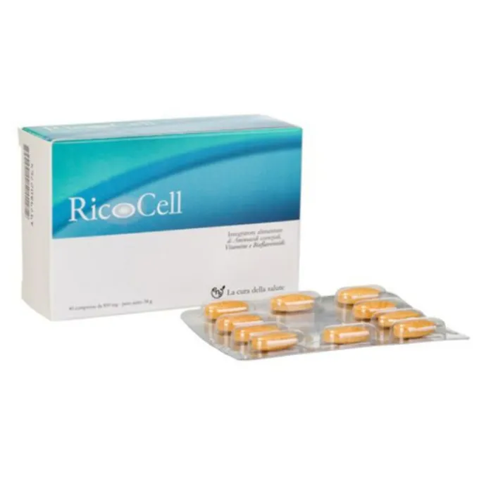 RICOCELL INTEGRATORE PER IL BENESSERE INTESTINALE 40 COMPRESSE - INTEGRATORE ALIMENTARE