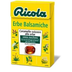 Ricola Erbe Balsamiche Senza Zucchero 50G Alimenti Senza Zucchero