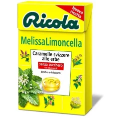 Ricola Melissa Limoncella Senza Zucchero 50G Alimenti Senza Zucchero