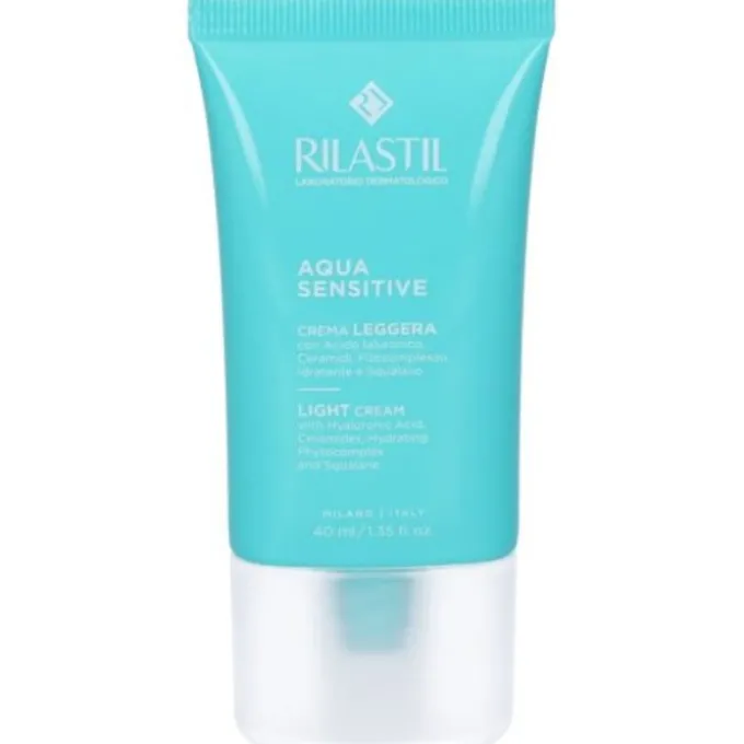 Rilastil Aqua Sensitive Crema Leggera 40 Ml Idratanti Viso Pelle Normale