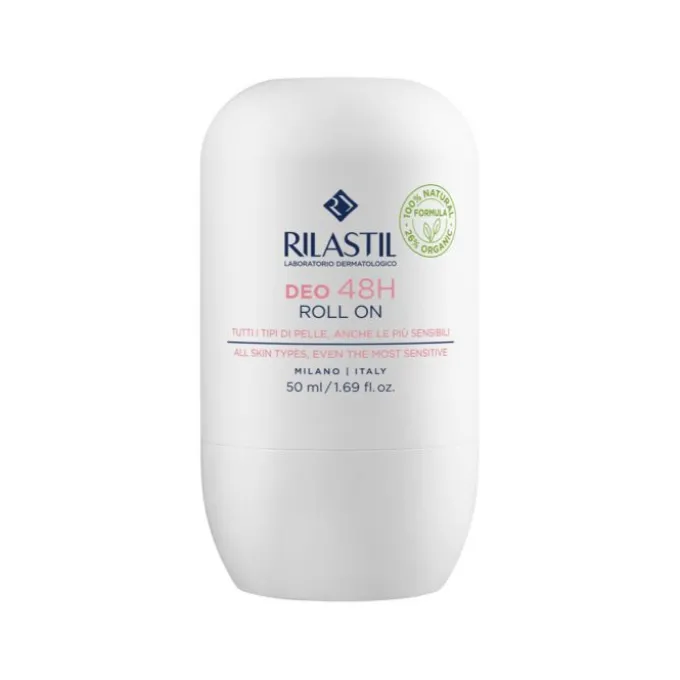Rilastil Deo Roll-On 48H - Deodorante Roll-On 50 Ml Ipersudorazione
