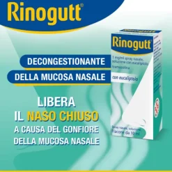 Rinogutt Spray Nasale Con Eucaliptolo 10Ml 1Mg/Ml