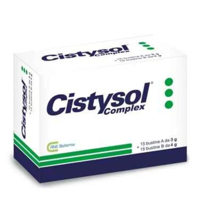 Rne Biofarma Cistysol Complex Integratore Apparato Urinario 15 Bustine A + 15 Bustine B