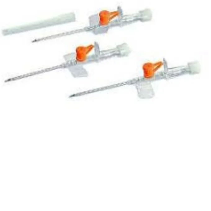 Safety Ago Canula A 2 Vie Con Raccordo 14G 51 Mm Colore Arancio Aghi