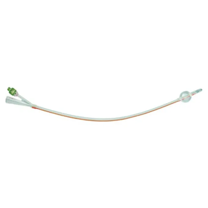 Safety Cateteri Foley A 2 Vie In Silicone Trsparente 18Ch