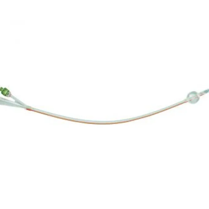 Safety Cateteri Foley A 2 Vie In Silicone Trsparente 18Ch