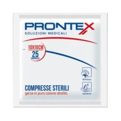 Safety Compresse Sterili Di Garza Idrofila 10 X 10 Cm, 25 Pezzi
