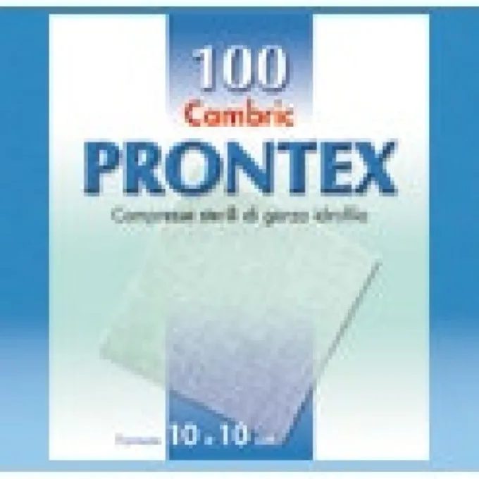 Safety Prontex Garza 10X10 Cm 100 Pezzi Compresse Di Garza