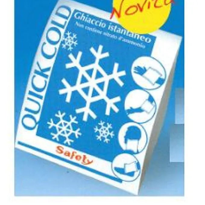 Safety Prontex Quick Cold Fix Ghiaccio Istantaneo 1 Bustina Cuscinetti Gel Freddo