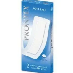 Safety Prontex Soft Pad Garza Adesiva 10X25Cm 2 Pezzi Compresse Di Garza In Tnt
