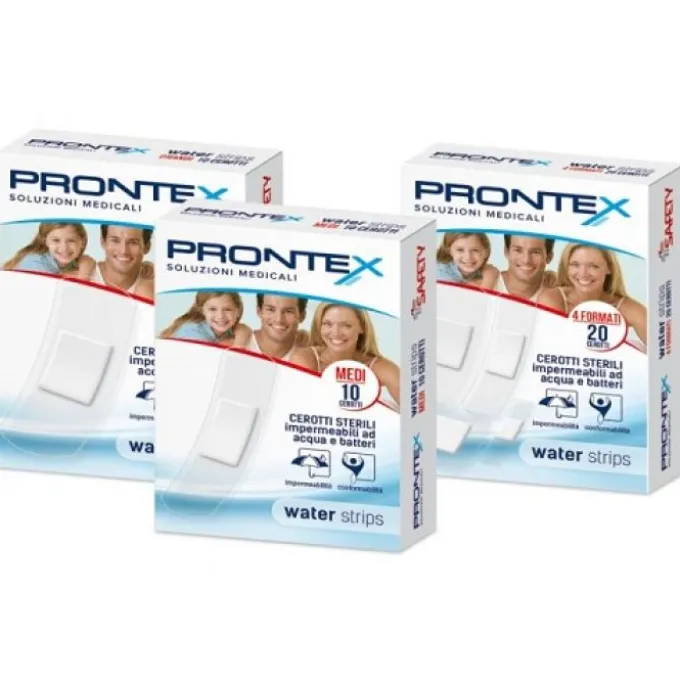 Safety Prontex Water Strips Cerotti Impermeabili 20 Pezzi