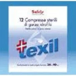 Safety Texil Garza Idrofila Sterile 18X40 Cm 12 Compresse