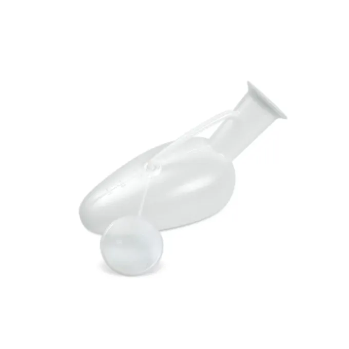 Safety Urinale In Plastica Con Tappo Degenza