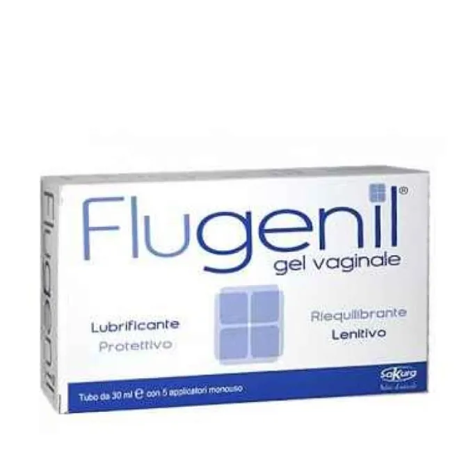 Sakura Flugenil Gel Vaginale Lubrificante Lenitivo 30 Ml Secchezza Intima