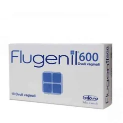 Sakura Flugenil 600 Ovuli Vaginali Antimicotici 10 Ovuli Disinfezione Intima