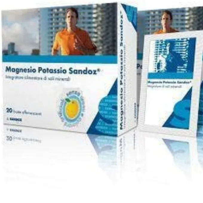 Sandoz Magnesio Potassio Integratore 20 Bustine Spossatezza