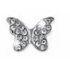 Sanico Bjt979 Orecchini Post-Foratura Butterfly Crystals 10Mm Gioielli Ed Accessori