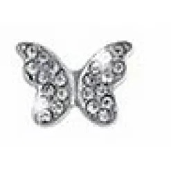 Sanico Bjt979 Orecchini Post-Foratura Butterfly Crystals 10Mm Gioielli Ed Accessori