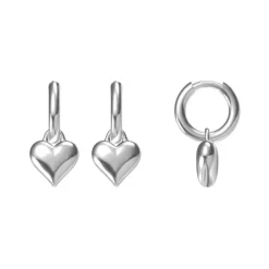 Sanico Bjt227 Orecchino Hoop Heart