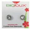 Sanico Bjt3040T Orecchino Cristallo Tondo In Titanio
