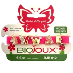 Sanico Braccialetto Biojoux Kids Glitter Deep Rose Gold Bjb012