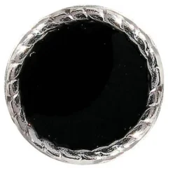 Sanico Orecchini In Nobio Tondo Nero 135C Gioielli Ed Accessori