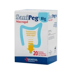 Sanipeg Integratore Stipsi 20 Buste 10 G Lassativi Azione Delicata