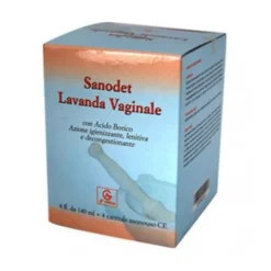 Sanodet Lavanda Vaginale 4 Flaconcini Da 140 Ml Ripristino Microflora