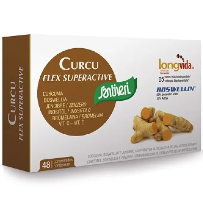 Santiveri Sa Curcu Flex Superactive 48 Compresse Salute Delle Articolazioni