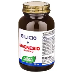 Santiveri Silicio+Magnesio Marino Integratore Benessere Organismo 60 Capsule