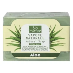 Sapone Aloe Bioessenze 100G - Sapone Naturale Detergente Detersione Pelle Normale