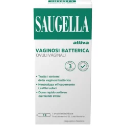 Saugella Attiva Vaginosi Batterica 7 Ovuli Vaginali