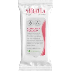 Saugella Poligyn Salviettine 15 Pezzi - Salviettine Intime Lenitive Idratazione