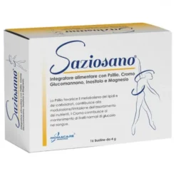 Saziosano 16 Bustine Da 4 G Controllo Della Fame E Del Metabolismo