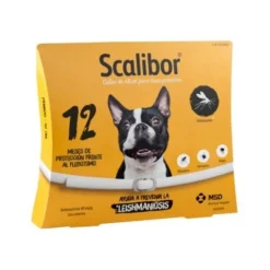 Scalibor Protector Band Collare Antiparassitario Bianco 48Cm Cani Taglia Medio Piccola