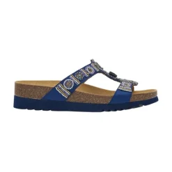 SCHOLL BOGOTA SANDAL SATIN NAVY BLUE TAGLIA 42 - CALZATURA PER IL BENESSERE DEL PIEDE