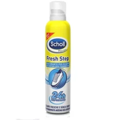Scholl Fresh Step Deodorante Spray Per Scarpe 150 Ml Ipersudorazione E Odore Piede