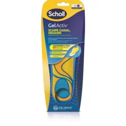 SCHOLL GELACTIV SOLETTE SCARPE CASUAL SNEAKERS LARGE - DISPOSITIVO MEDICO CLASSE I