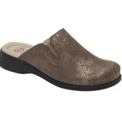 Scholl's Calzatura New Toffee Floral Printed Microfibre Bis Woman Taupe Microfibra Stampa Floreale 3