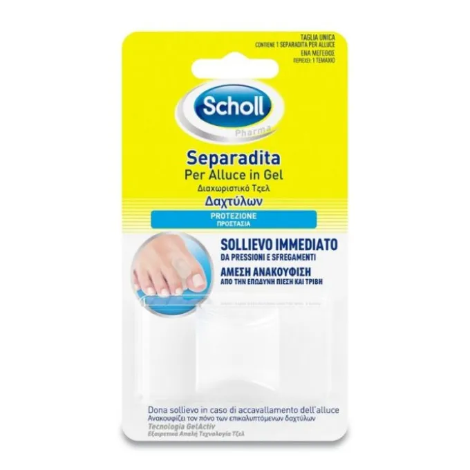 Scholl Separadita Per Alluce In Gel 1 Pezzo Dolore Piede