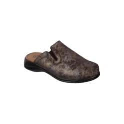 Scholl's New Toffee Printed Squared Microfibre Womens Grey 39 1 Paio Calzature