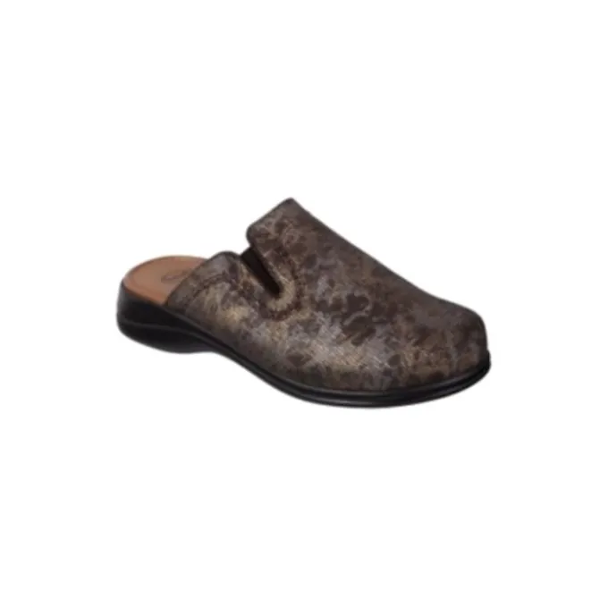 Scholl's New Toffee Printed Squared Microfibre Womens Grey 39 1 Paio Calzature
